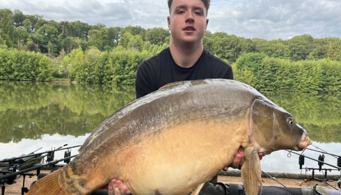 A 47 lb 1 oz carp from La Fonte, Sep 2026
