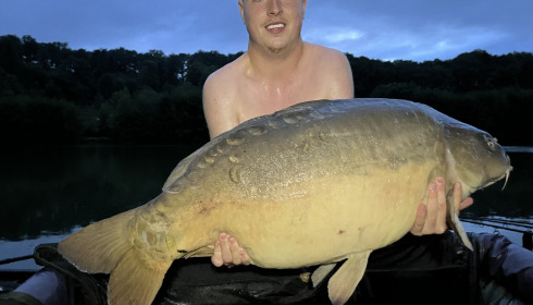 A 51 lb 4 oz carp from La Fonte, Mitch swim 1, Sep 2026