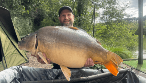 A 47 lb carp from La Fonte, Calum swim 3, Sep 2026