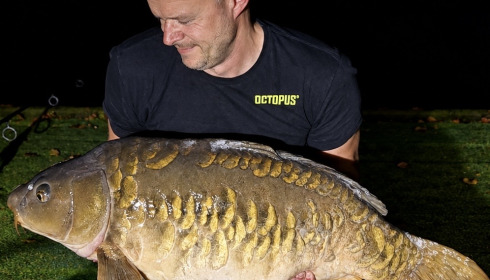 A 47 lb 12 oz carp from La Fonte, A forty, Sep 2026