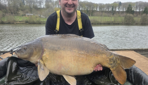 A 54 lb carp from La Fonte, 54lb, Mar 2026