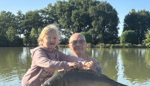 A 27 lb carp from Landes, Mirror, Jul 2026
