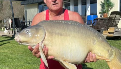 A 22 lb carp from Landes, Tony Gaskell, Mar 2024