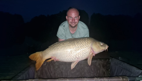 A 36 lb 8 oz carp from Landes, Common, Aug 2026