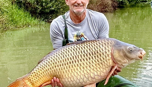 A 41 lb 8 oz carp from Landes, Common, Sep 2026