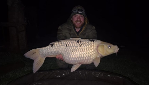 A carp from Landes, First time Koi had been out, Mar 2026