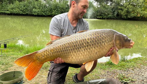 A 45 lb carp from Eau De Vie South, Common, Sep 2026