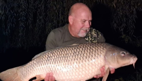 A 37 lb 14 oz carp from Eau De Vie South, Common, Oct 2026