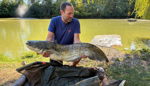 A 46 lb catfish from Eau De Vie South, Sep 2026