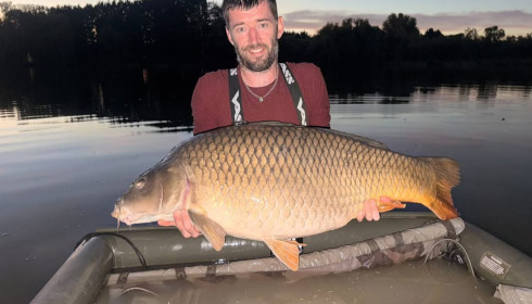 A 61 lb carp from Seigneurie, Oct 2026