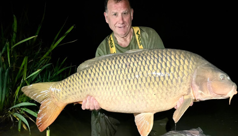 A 54 lb carp from Seigneurie, 54lb common, Sep 2026