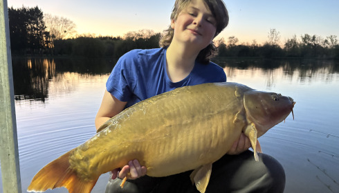 A 33 lb carp from Seigneurie, Paul Newbury, Apr 2026