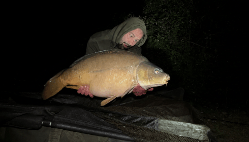 A 31 lb carp from Lepinet North, Apr 2026