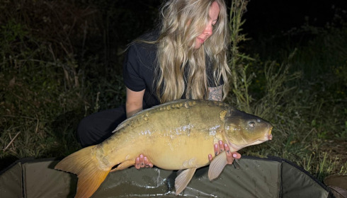 A 24 lb 8 oz carp from Lepinet North, Mirror carp, Aug 2026