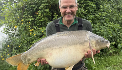 A 41 lb 8 oz carp from Lepinet North, Best of the trip., May 2026