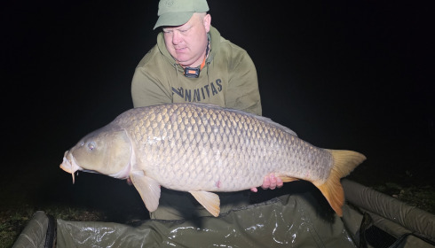 A 34 lb 8 oz carp from Lepinet South, May 2026