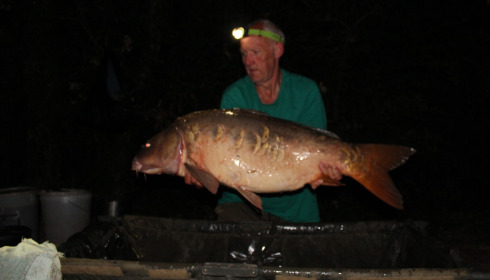 A 41 lb carp from Lepinet South, Jul 2026