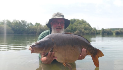 A carp from Lepinet South, May 2026