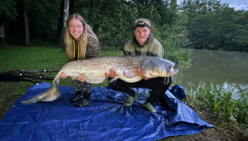 A 87 lb catfish from Cailleaux, George and Demi, Jun 2026