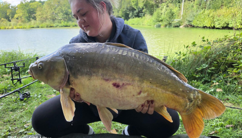 A 23 lb 9 oz carp from Cailleaux, Aug 2026