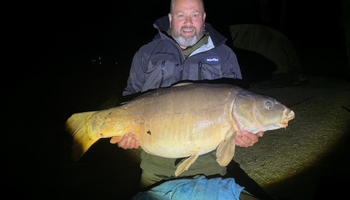 A 49 lb carp from Cailleaux, Alec Humphries, Apr 2026
