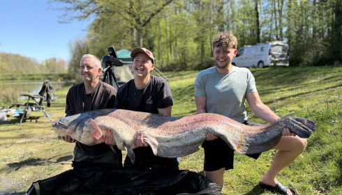 A 100 lb catfish from Cailleaux, Alec Humphries, Apr 2026