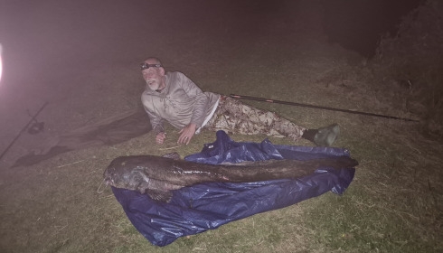 A 67 lb catfish from Cailleaux, Martin, Jun 2026