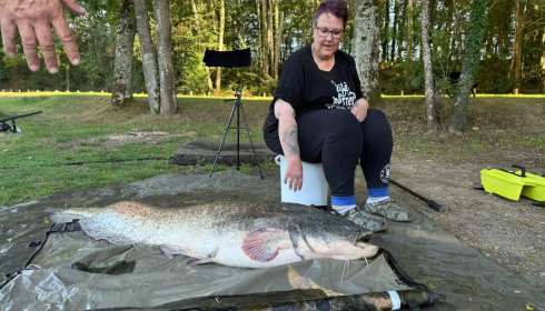 A 80 lb 8 oz catfish from Cailleaux, Aug 2026