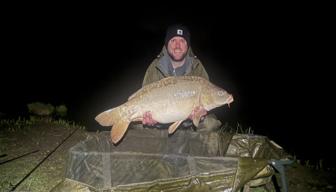 A 32 lb 1 oz carp from Cailleaux, Adam Mayer, Apr 2026
