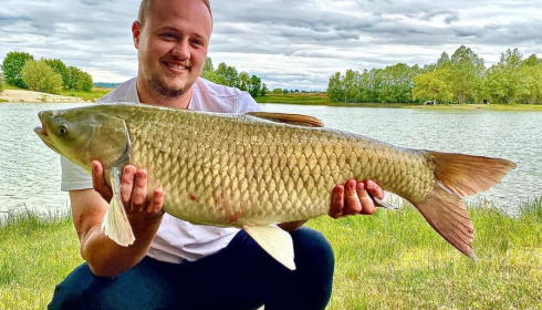 A 20 lb grass carp from Beaurepaire, Ryan Dunn, Jul 2020