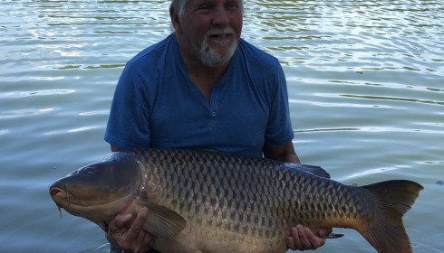 A 50 lb carp from Blue Lake, Colin Woolmer, Jul 2020