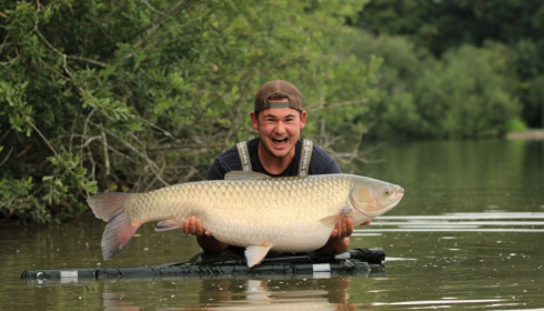 A 54 lb fish from Brocard Large, Monster Grassy, Jul 2020