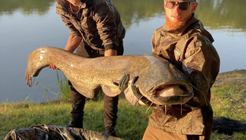 A 91 lb fish from Cailleaux, Cat, Jul 2020
