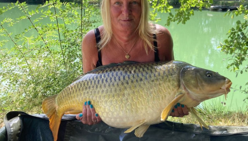 A 36 lb 4 oz fish from Eau De Vie South, Caroline’s New PB, Jul 2020