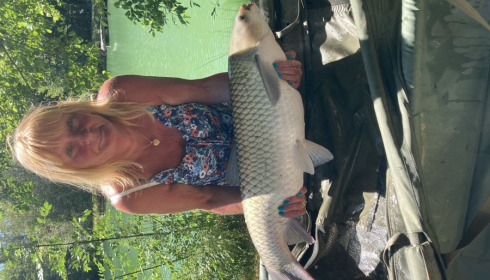 A 26 lb 4 oz fish from Eau De Vie South, Grass Carp New PB, Jul 2020