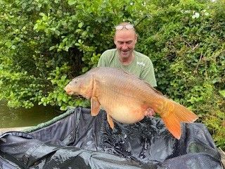 A 45 lb 10 oz carp from La Fonte, Peter Barton, Jul 2020