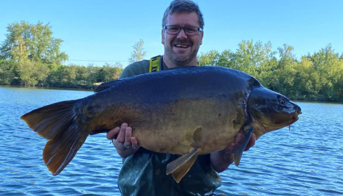 A 42 lb fish from Laroussi, Mirror Carp, Jul 2020