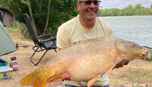 A carp from Lepinet South, scillitoe, Jun 2020