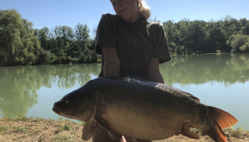A 39 lb carp from Lillybelle, Olivia Keane, Jul 2020