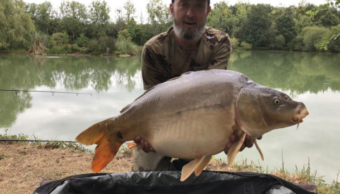 A 26 lb carp from Lillybelle, Jul 2020