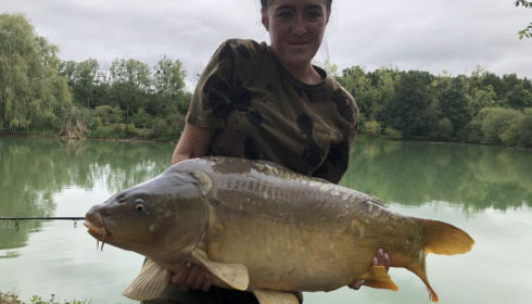 A 33 lb carp from Lillybelle, Olivia Keane, Jul 2020