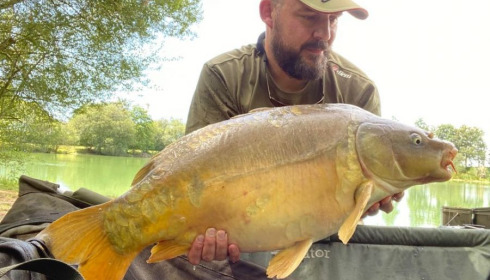 A 31 lb carp from Lillybelle, Ian, Jul 2020
