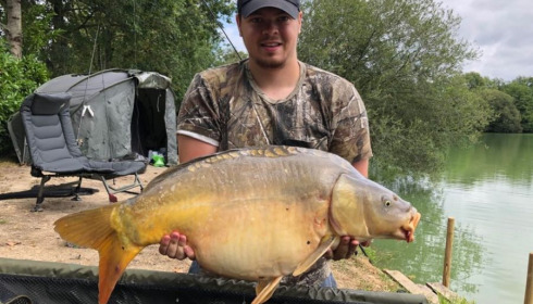 A 30 lb carp from Lillybelle, Zac, Jul 2020