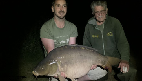 A 38 lb carp from Lillypool, Dennis Wigmore, Jul 2020