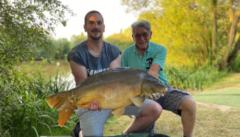A 37 lb carp from Lillypool, Dennis Wigmore, Jul 2020