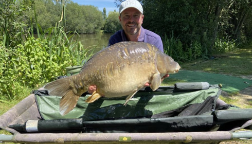 A 33 lb carp from Lillypool, Mike Law, Jul 2020