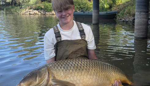 A 54 lb 2 oz carp from Ragon, Aug 2026