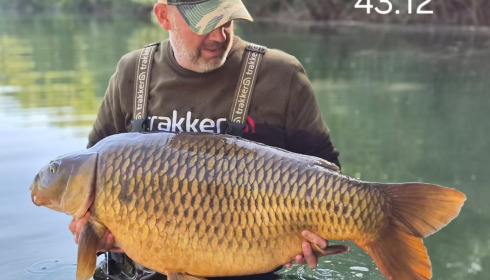 A 43 lb 12 oz carp from Evaro, Swim 2, Aug 2026