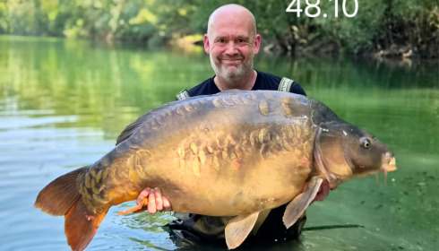A 48 lb 10 oz carp from Evaro, Swim 2, Aug 2026