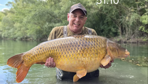 A 51 lb 10 oz carp from Evaro, Swim 2, Aug 2026